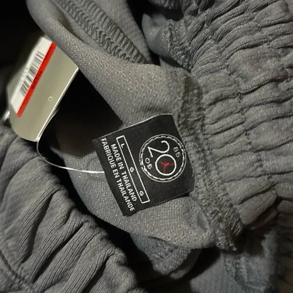 2005 Air Jordan 20th Anniversary 23 Cat Scratch Mesh Vintage Grey Shiny Shorts